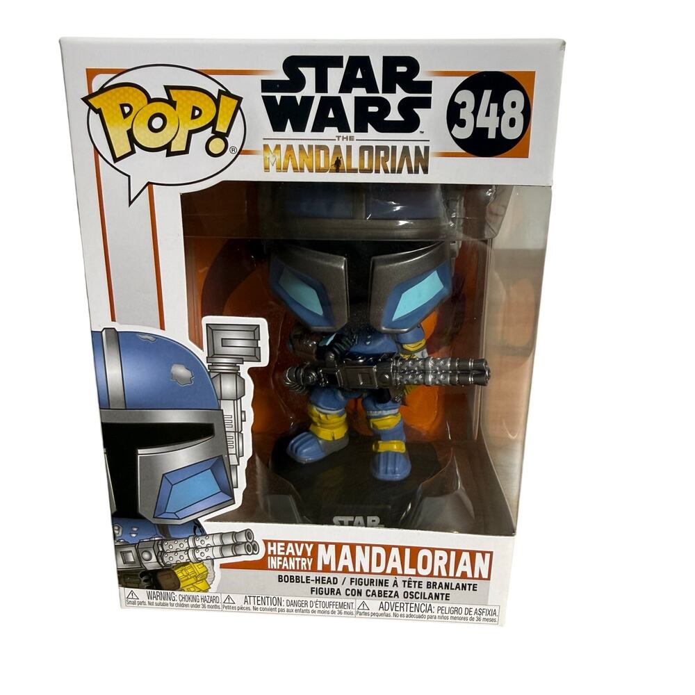 Star Wars Funko Pop The Mandalorian Heavy Infantry Mandalorian 348